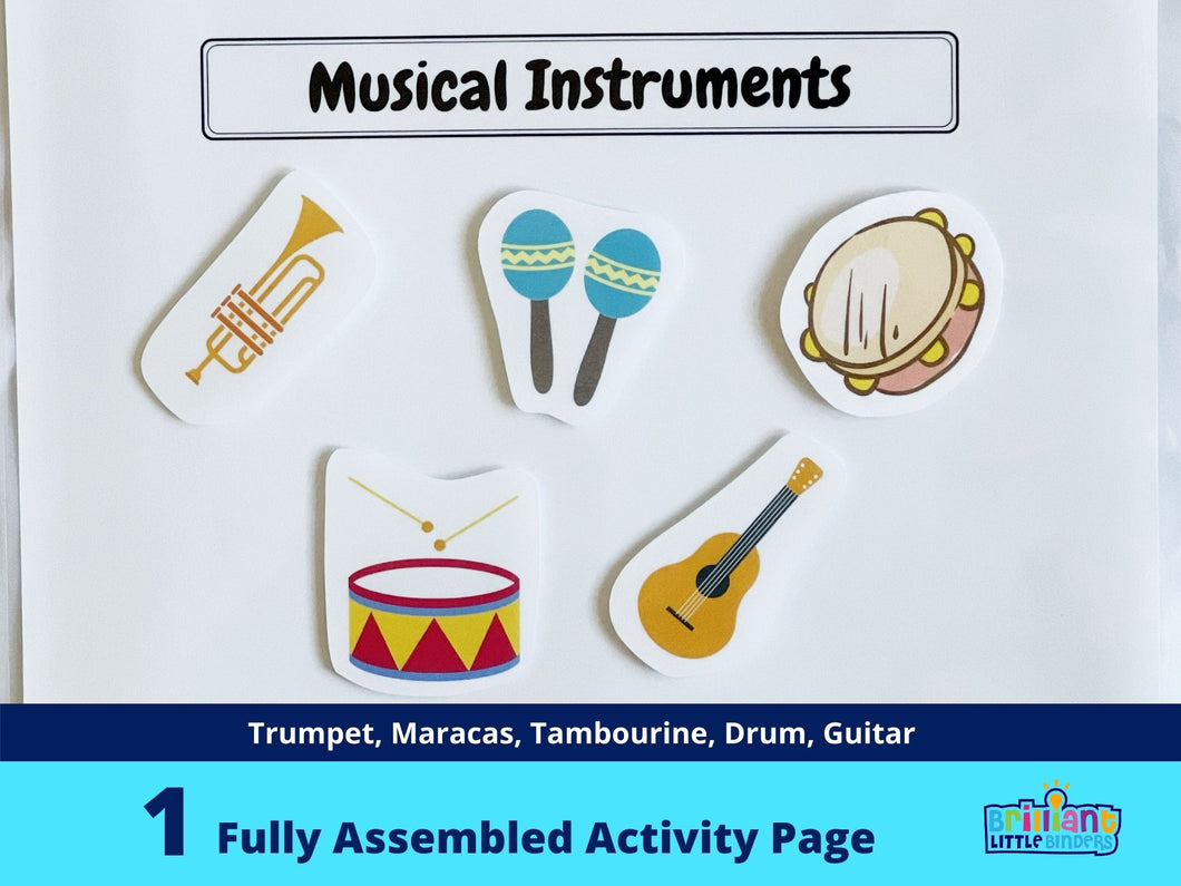Musical instruments matching activity